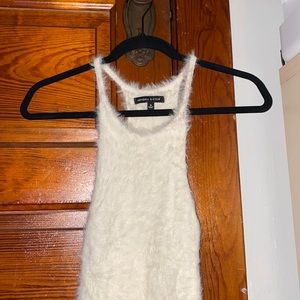 Kendall and Kylie Fuzzy Halter Tank Top